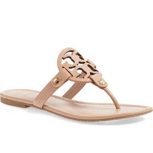 Tory Burch Miller Sandals- Makeup/ Blush Color